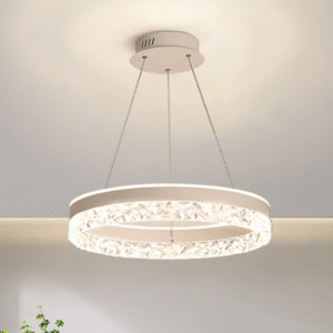 LumiHalo Crystal Ring Chandelier